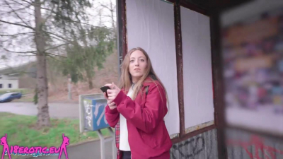 Public Agent Spanish Punk babe Venom Evil fucked in public